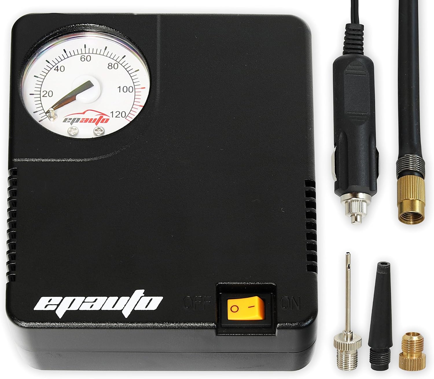 EPAuto 12V DC Portable Air Compressor Pump